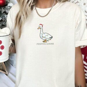 Funny Christmas Shirt, Christmas Light Shirt, Christmas Goose Tee